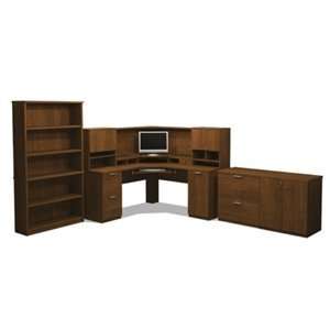  Bestar Elite Entire Collection Kit in Tuscany Brown Finish 