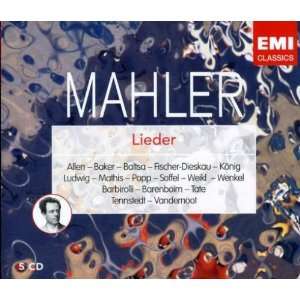    Lieder Avec Orch   Allen, Ludwig, Baker, Fisc Mahler Music