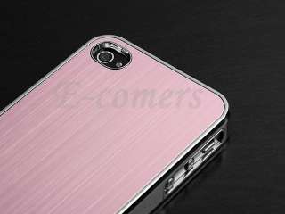   Chrome Deluxe Case For iPhone 4 4G 4S + Screen Film + Stylus  