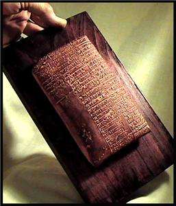   CUNEIFORM HERBAL REMEDY MEDICAL TABLET museum mold ancient replica