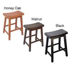 Saddle Seat 24 inch Counter Stools (Set of 2)  Overstock