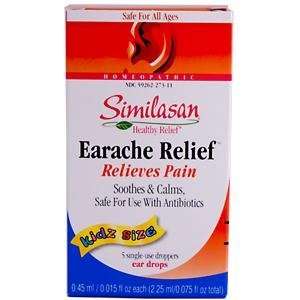  Similasan Earache Relief Drops, 5 Single use droppers 