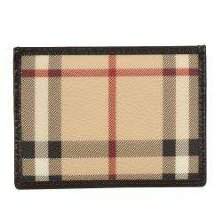 Burberry Check Card Case  Overstock