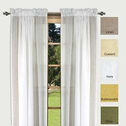 Lucerne 63 inch Sheer Curtain Panel Pair  