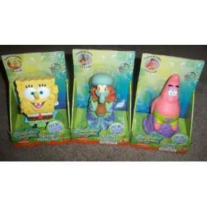   Spongebob , Patrick , & Squidward   From 2000 By Mattel Toys & Games