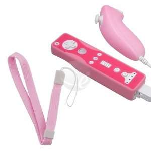   Nintendo Wii Remote Control / Controller & Nunchuk   Pink Video Games