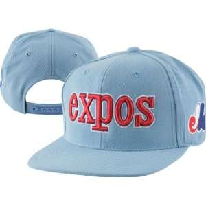  Montreal Expos Second Skin Snapback Adjustable Hat Sports 