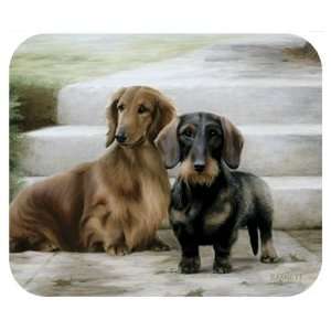  Dachshund On Porch Dog Puppy Mouse Pad MousePad Office 