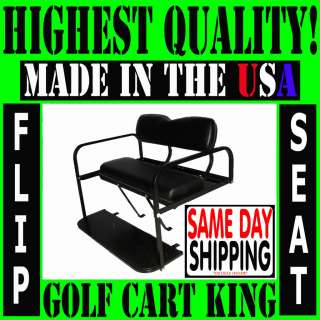 EZGO TXT Golf Cart Rear Flip Back Seat Kit Cargo Bed  