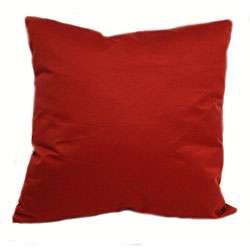 Ultrasoft 16 inch Tomato Red Throw Pillows (Set of 2)  