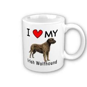  I Love My Irish Wolfhound Coffee Mug 