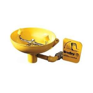  Bradley Wall Mounted Eye Wash Unit With Plastic Bowl And 