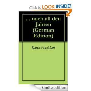 nach all den Jahren (German Edition) Karin Hackbart  
