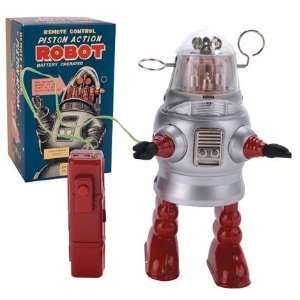 Remote Control Piston Action Light Up Robot by Schylling 