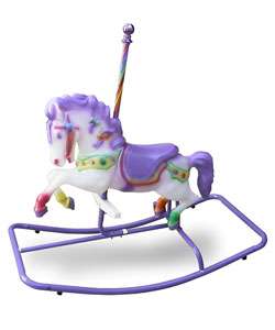 Rainbow Carousel Hobby Horse  