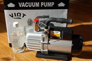 HVAC Field Tool Kit:Vacuum Pump+Manifold+Leak Detector  