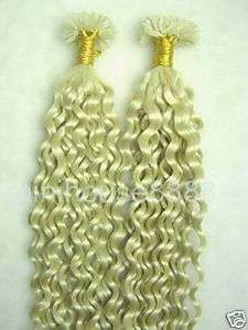 100 S 20 Curly Human Hair Extension #613, 50g  