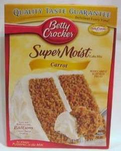 Betty Crocker Super Moist Carrot Cake Mix 15.25 oz  
