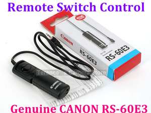 Genuine Canon RS 60E3 Remote Release Cord f 60D 600D 1100D 550D 500D 