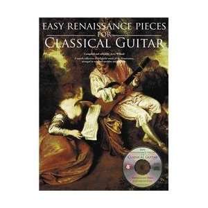  Music Sales Easy Renaissance Pieces For Classical Guitar 