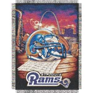  Saint Louis Rams NFL Woven Tapestry Throw (Home Field 