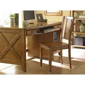 Oak Home Office Collection: Russell Oak Home Office Writing Desk 