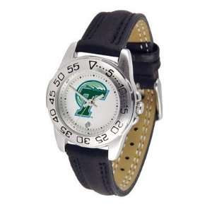  Tulane Green Wave Suntime Ladies Sports Watch w/ Leather Band 