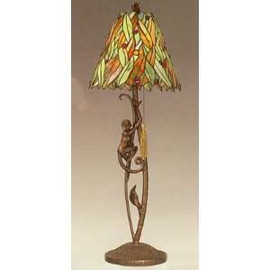  Markus Tiffany Jungle Table Lamp