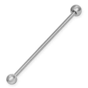   Barbell Earring with two 5 mm Balls (14 GA x 35 mm x 5 mm) Jewelry