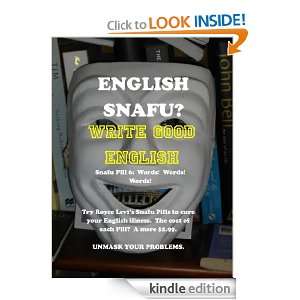 Snafu Pill 6 Words Words Words (ENGLISH SNAFU? Royce Levis 20 
