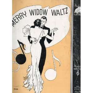  Vintage Piano Solo Sheet Music: THE MERRY WIDOW (WALTZ 