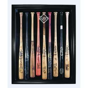 Tampa Bay Rays Nine Bat Display Case   Black  Sports 