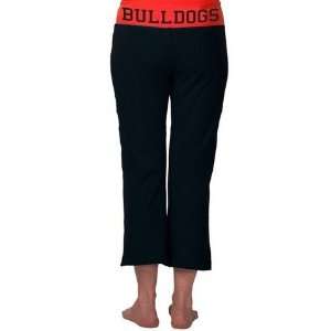   Georgia Bulldogs Womens Crop Yoga Pants Exercise Gear: Sports