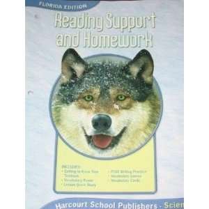   Support Homework Book: Harcourt School Publishers Science Florida