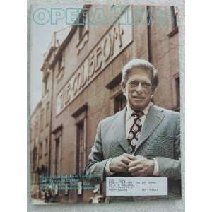  Opera News Magazine. June 1984. Single Issue Magazine 