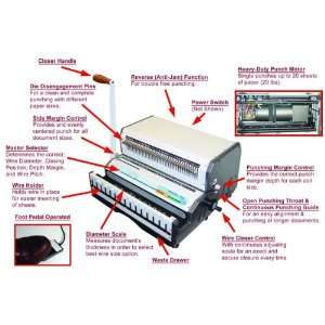  WireMac Wire Binding Machine: Office Products