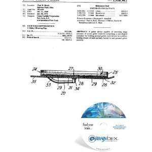   NEW Patent CD for HIGH YIELD GETTER DEVICE 