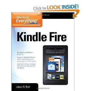  How to Do Everything Kindle Fire [Paperback] Jason Rich 
