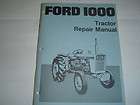 FORD 1000 series 1100 Tractor Repair and Service Manual  