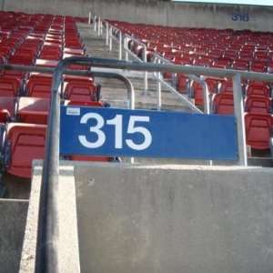  Giants Stadium 316 Section Signs  Blue: Sports 