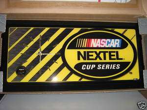 NASCAR NEXTEL CUP LOGO JEBCO LARGE WALL CLOCK NEW  