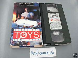 Where The Toys Come From VHS Walt Disney Ted Thomas CC 717951702036 