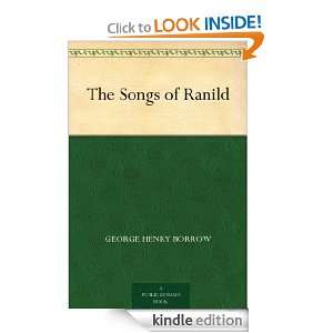The Songs of Ranild George Henry Borrow, Thomas James Wise  