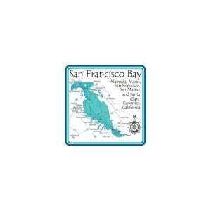    San Francisco Bay 4.25 Square Absorbent Coaster