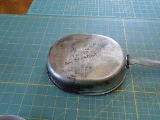 Vintage Dated 1945 WWII Army Military US E.A. Co GI Mess Kit 2 Pieces 
