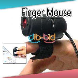 Mini USB 3D Optical Finger Mouse Ring Mice for Laptop  