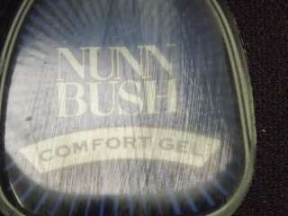 Mens shoes black Nunn Bush 12 M wing tips leather dress oxfords  