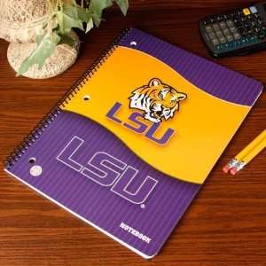 LSU Tigers Spiral Notebook 