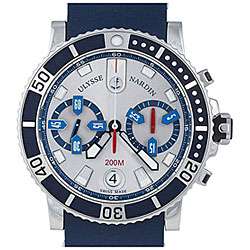 Ulysse Nardin Mens Maxi Marine Diver Chronograph Watch  Overstock 