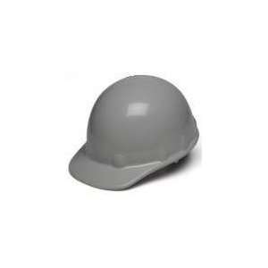  Gray, Standard Brim, Sleek Shell Hard Hat with 8 Point 